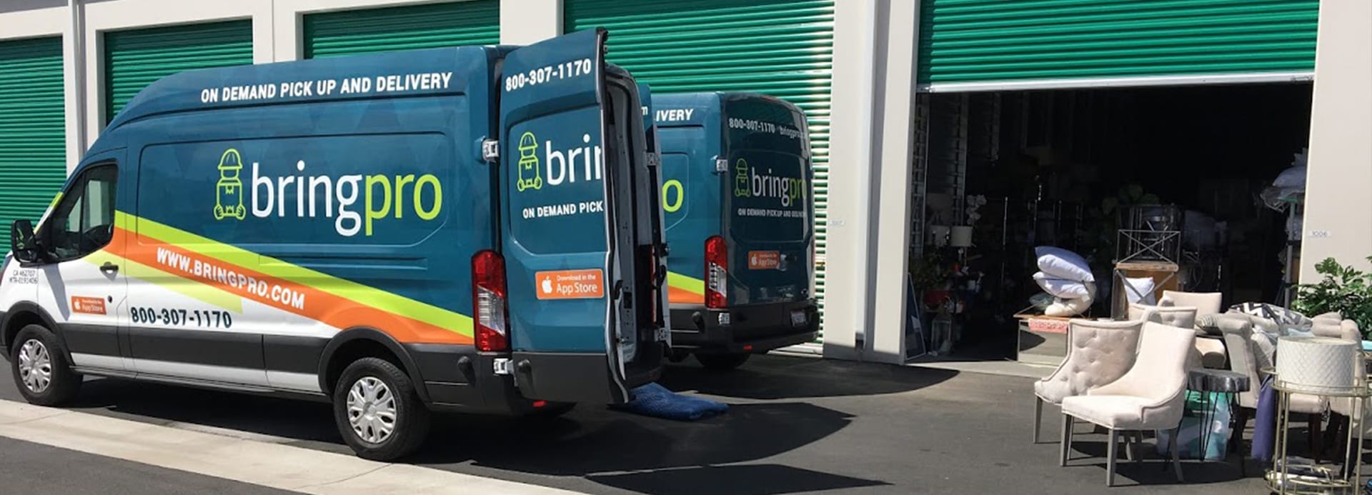BringPro moving a client out of their current storage unit